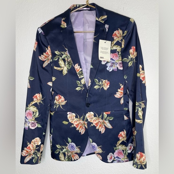 ASOS Other - ASOS Navy Floral Blazer